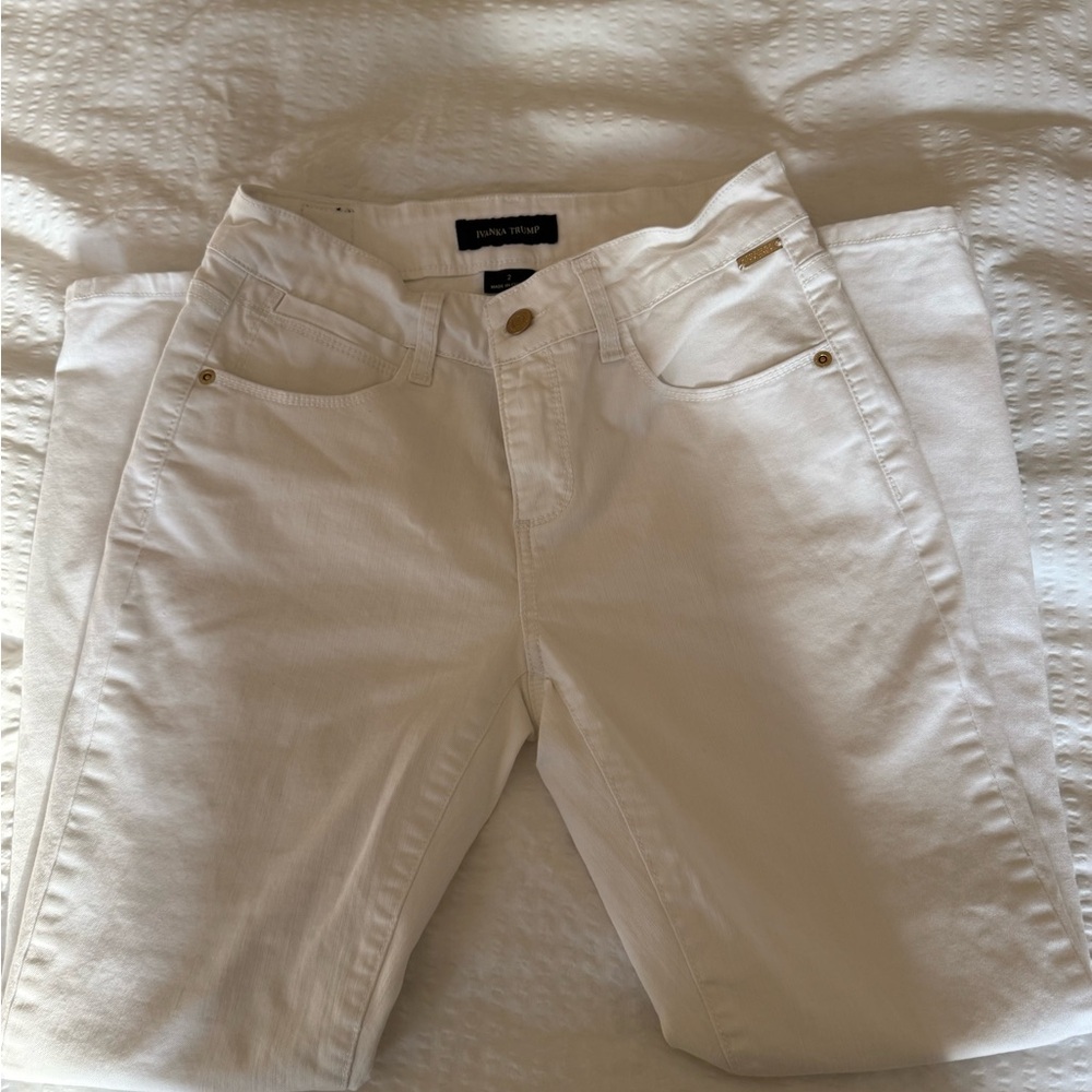 Ivanka Trump Women's White Jeans